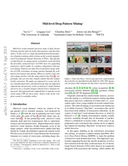 Mid-level Deep Pattern Mining