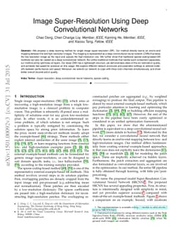 Image Super-Resolution Using Deep Convolutional Networks