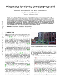 What makes for effective detection proposals?