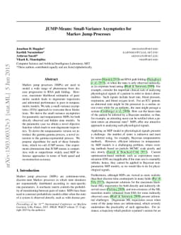 JUMP-Means: Small-Variance Asymptotics for Markov Jump Processes