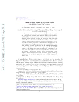 Testing for pure-jump processes for high-frequency data