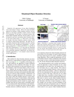 Situational Object Boundary Detection