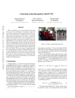Contextual Action Recognition with R*CNN