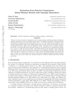 Estimation from Pairwise Comparisons: Sharp Minimax Bounds with Topology
  Dependence