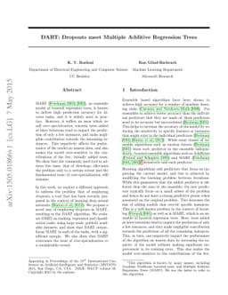 DART: Dropouts meet Multiple Additive Regression Trees