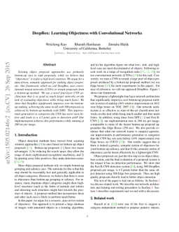 DeepBox: Learning Objectness with Convolutional Networks