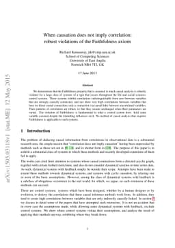 When causation does not imply correlation: robust violations of the
  Faithfulness axiom