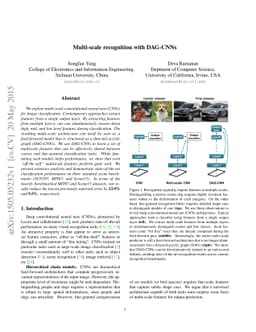 Multi-scale recognition with DAG-CNNs