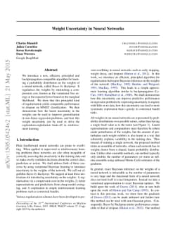 Weight Uncertainty in Neural Networks