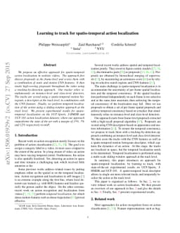 Learning to track for spatio-temporal action localization