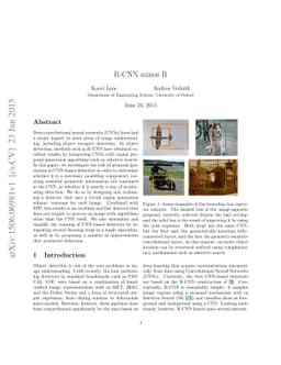 R-CNN minus R