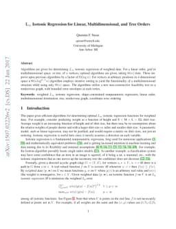 L infinity Isotonic Regression for Linear, Multidimensional, and Tree
  Orders