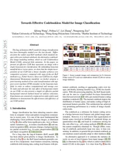 Towards Effective Codebookless Model for Image Classification