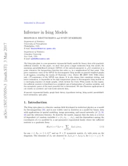 Inference in Ising Models