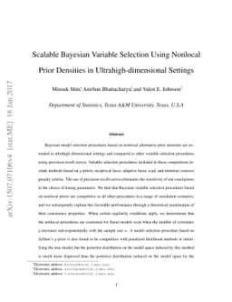 Scalable Bayesian Variable Selection Using Nonlocal Prior Densities in
  Ultrahigh-Dimensional Settings