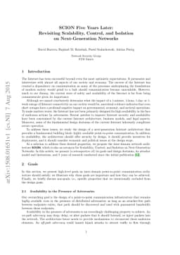SCION Five Years Later: Revisiting Scalability, Control, and Isolation
  on Next-Generation Networks