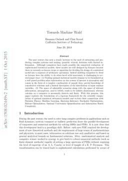 Towards Machine Wald