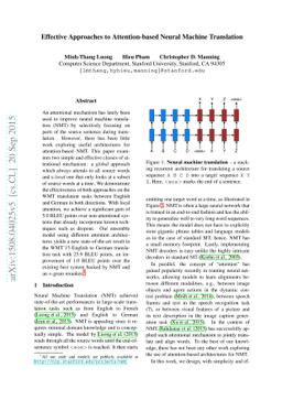 Effective Approaches to Attention-based Neural Machine Translation