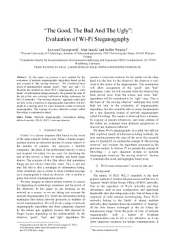 "The Good, The Bad And The Ugly": Evaluation of Wi-Fi Steganography