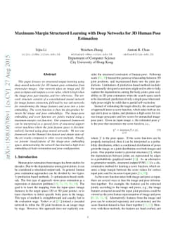 Maximum-Margin Structured Learning with Deep Networks for 3D Human Pose
  Estimation