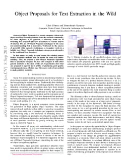 Object Proposals for Text Extraction in the Wild