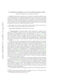 A tetrahedral space-filling curve for non-conforming adaptive meshes