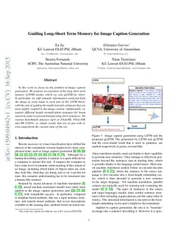 Guiding Long-Short Term Memory for Image Caption Generation