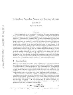 A Simulated Annealing Approach to Bayesian Inference