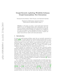 Graph Kernels exploiting Weisfeiler-Lehman Graph Isomorphism Test
  Extensions