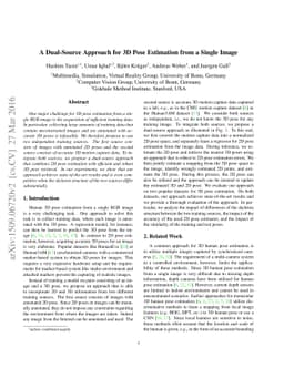A Dual-Source Approach for 3D Pose Estimation from a Single Image