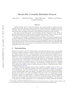 Bitcoin-NG: A Scalable Blockchain Protocol