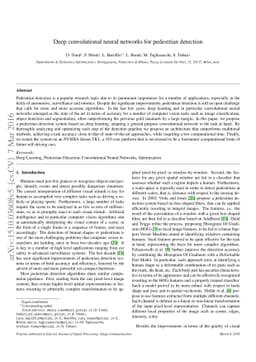 Deep convolutional neural networks for pedestrian detection
