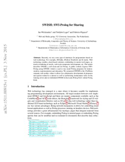 SWISH: SWI-Prolog for Sharing