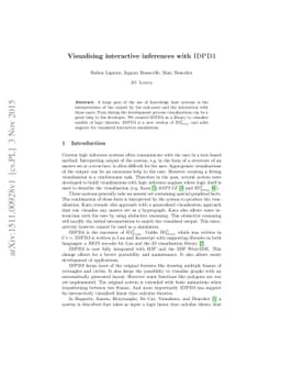 Visualising interactive inferences with IDPD3