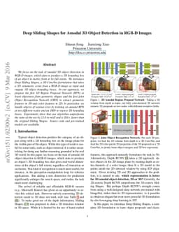 Deep Sliding Shapes for Amodal 3D Object Detection in RGB-D Images
