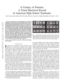 A Century of Portraits: A Visual Historical Record of American High
  School Yearbooks