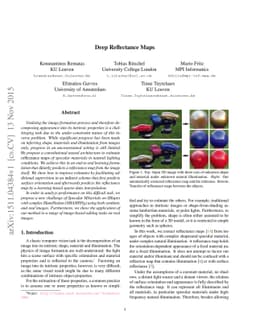 Deep Reflectance Maps