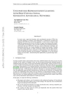 Unsupervised Representation Learning with Deep Convolutional Generative
  Adversarial Networks