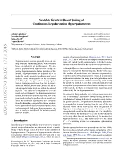 Scalable Gradient-Based Tuning of Continuous Regularization
  Hyperparameters