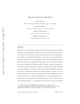 Random Forests for Big Data