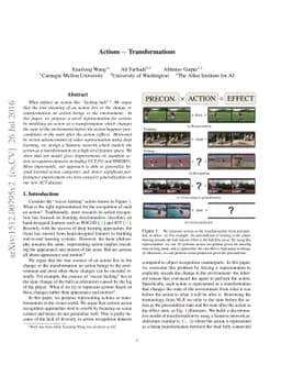 Actions ~ Transformations