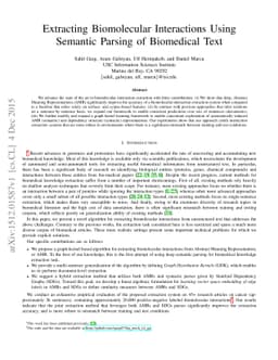 Extracting Biomolecular Interactions Using Semantic Parsing of
  Biomedical Text