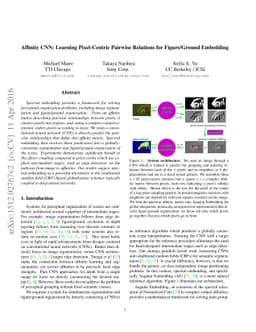 Affinity CNN: Learning Pixel-Centric Pairwise Relations for
  Figure/Ground Embedding