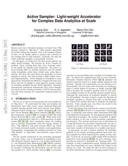 Active Sampler: Light-weight Accelerator for Complex Data Analytics at
  Scale