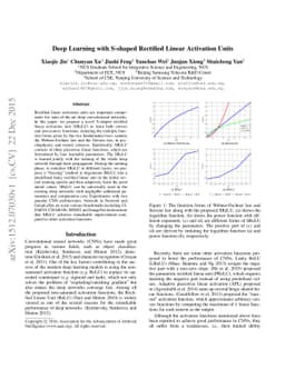 Deep Learning with S-shaped Rectified Linear Activation Units