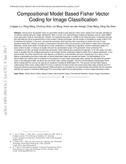 Compositional Model based Fisher Vector Coding for Image Classification