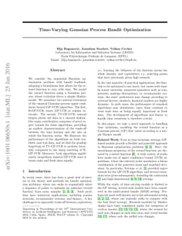 Time-Varying Gaussian Process Bandit Optimization