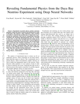 Revealing Fundamental Physics from the Daya Bay Neutrino Experiment
  using Deep Neural Networks