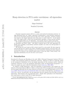 Sharp detection in PCA under correlations: all eigenvalues matter