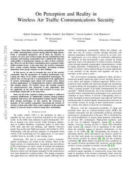 On Perception and Reality in Wireless Air Traffic Communications
  Security